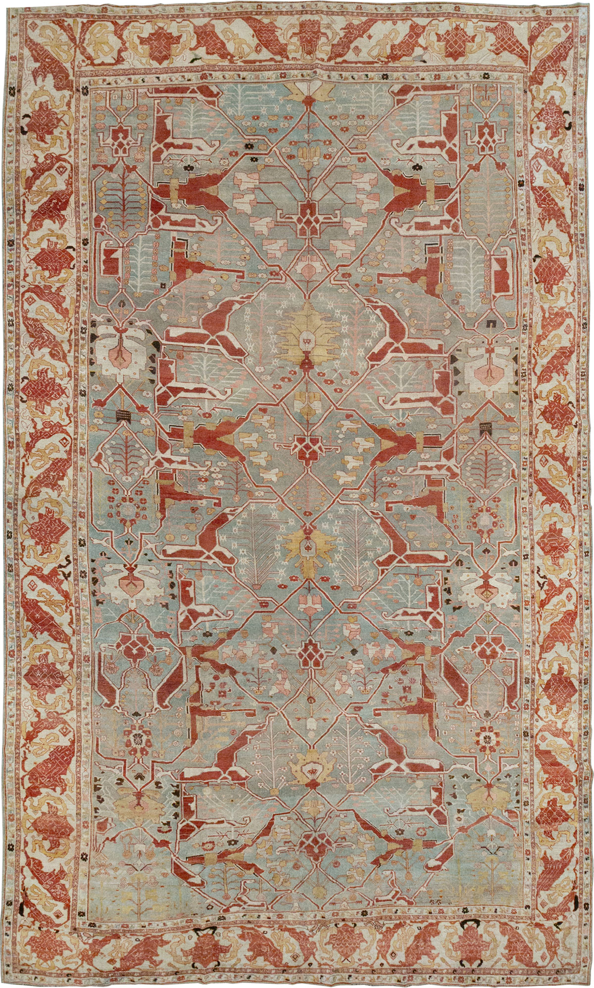 Antique Persian Bidjar Oversize Carpet, No.31217 - Gss