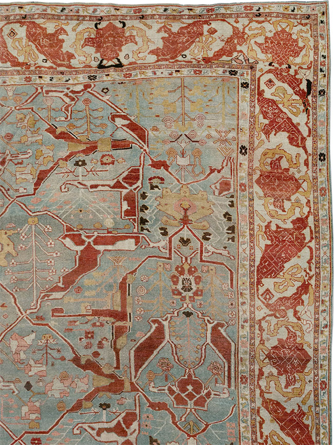 Antique Persian Bidjar Oversize Carpet, No.31217 - Gss