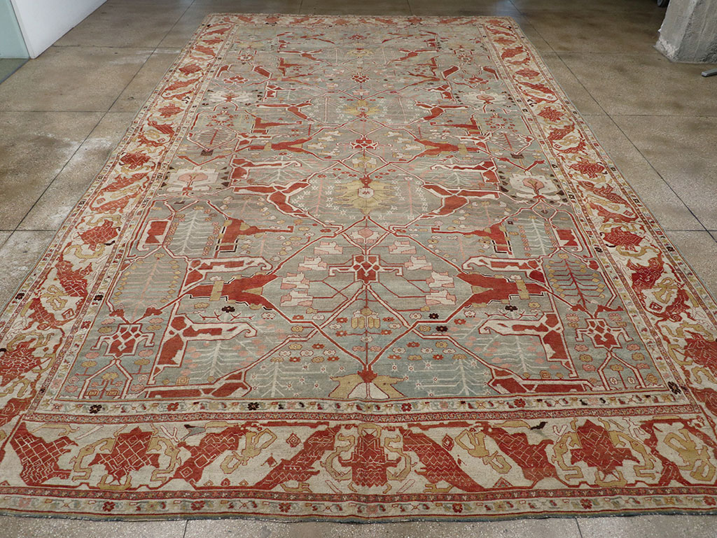 Antique Persian Bidjar Oversize Carpet, No.31217 - Gss