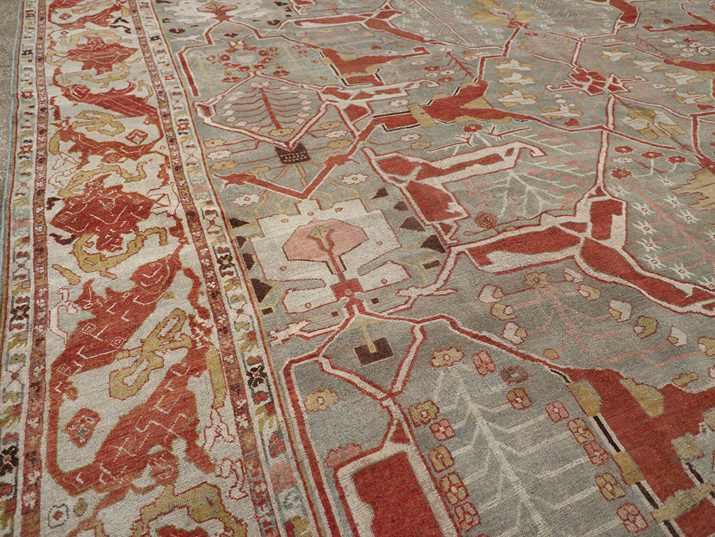 Antique Persian Bidjar Oversize Carpet, No.31217 - Gss