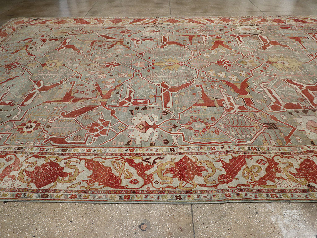 Antique Persian Bidjar Oversize Carpet, No.31217 - Gss