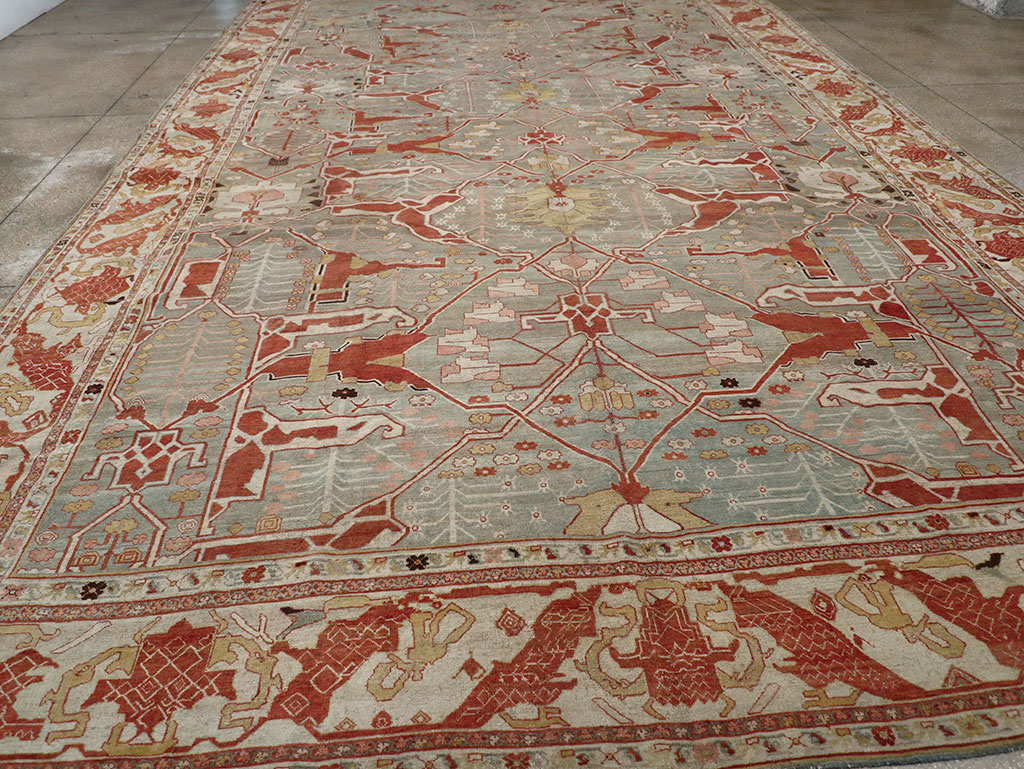 Antique Persian Bidjar Oversize Carpet, No.31217 - Gss