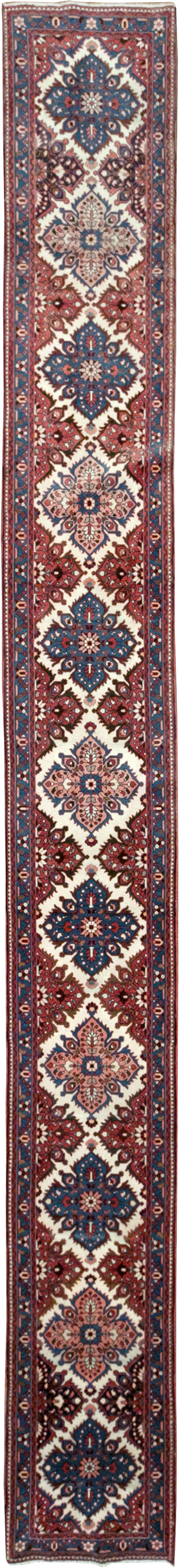 Vintage Persian Hamadan Runner, No.31224 - Gss