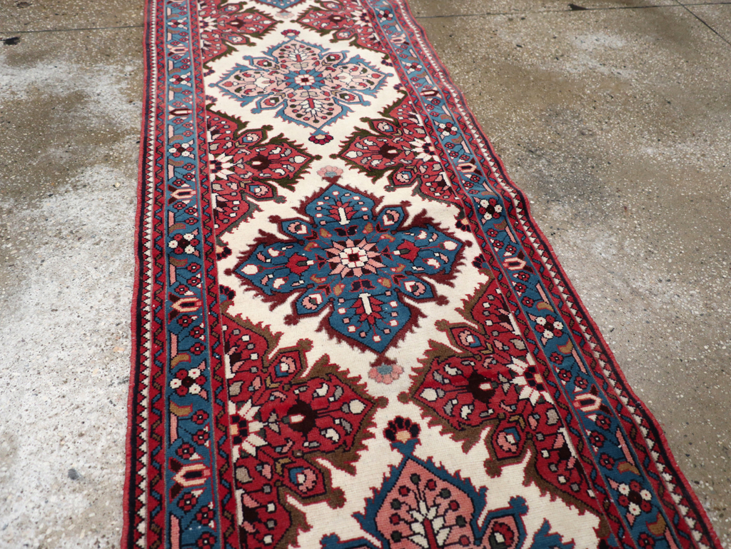Vintage Persian Hamadan Runner, No.31224 - Gss