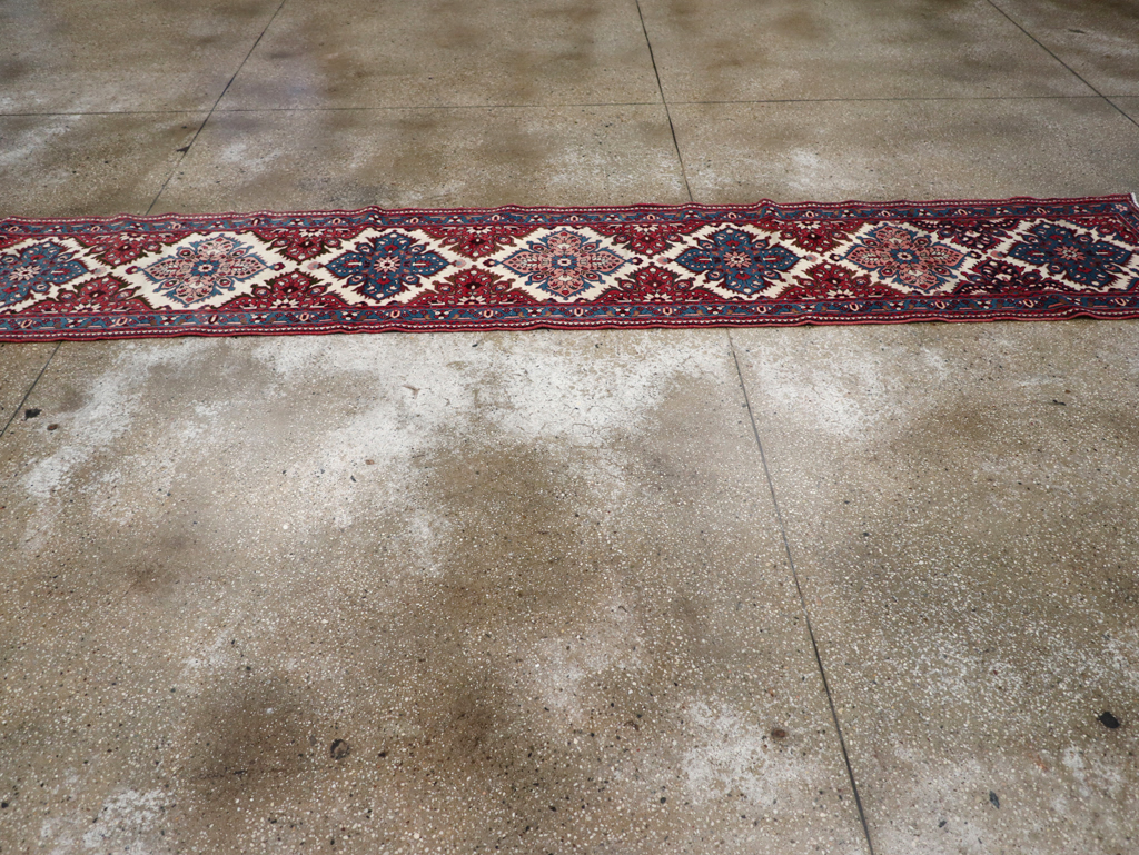 Vintage Persian Hamadan Runner, No.31224 - Gss