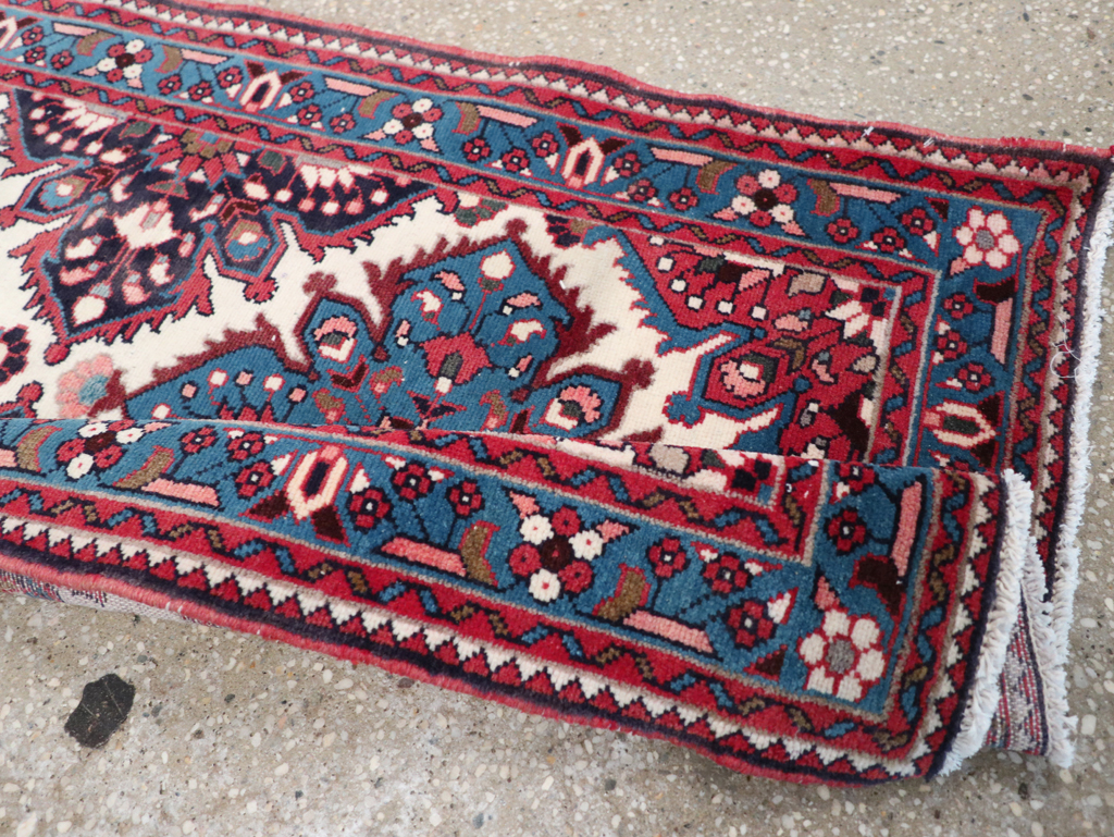 Vintage Persian Hamadan Runner, No.31224 - Gss