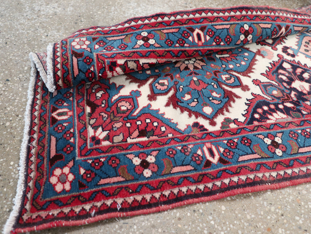 Vintage Persian Hamadan Runner, No.31224 - Gss