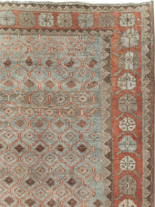 Vintage Persian Veece Accent Carpet, No.31228 - Gss