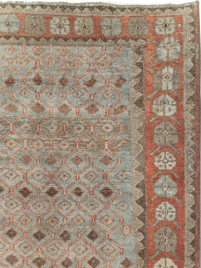 Vintage Persian Veece Accent Carpet, No.31228 - Gss