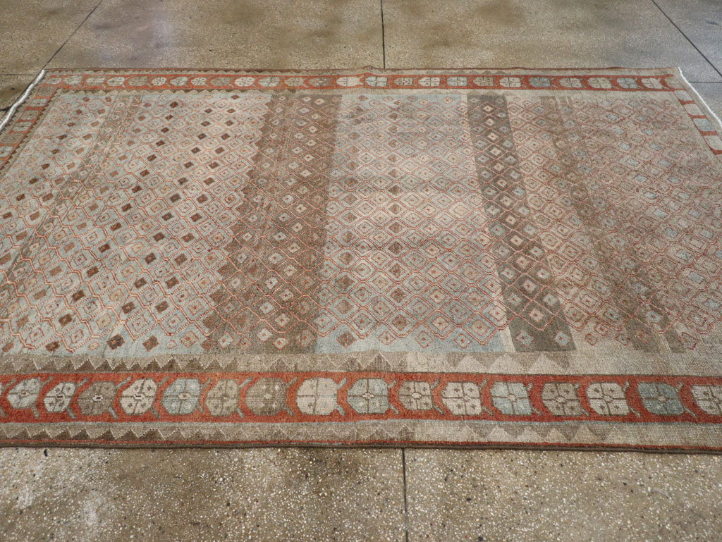 Vintage Persian Veece Accent Carpet, No.31228 - Gss