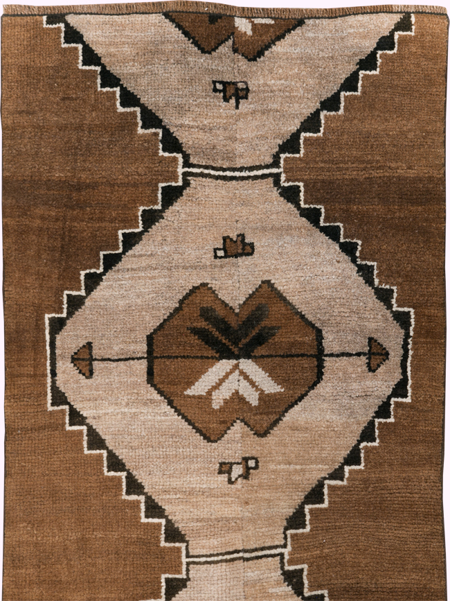 Vintage Turkish Anatolian Tribal Runner, No.31229 - Gss