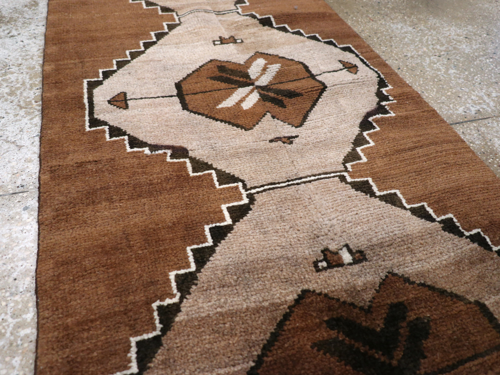 Vintage Turkish Anatolian Tribal Runner, No.31229 - Gss