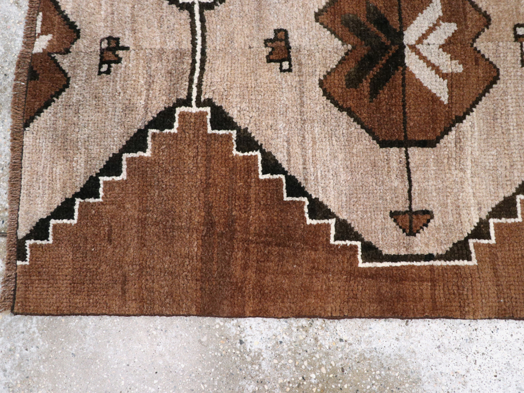 Vintage Turkish Anatolian Tribal Runner, No.31229 - Gss