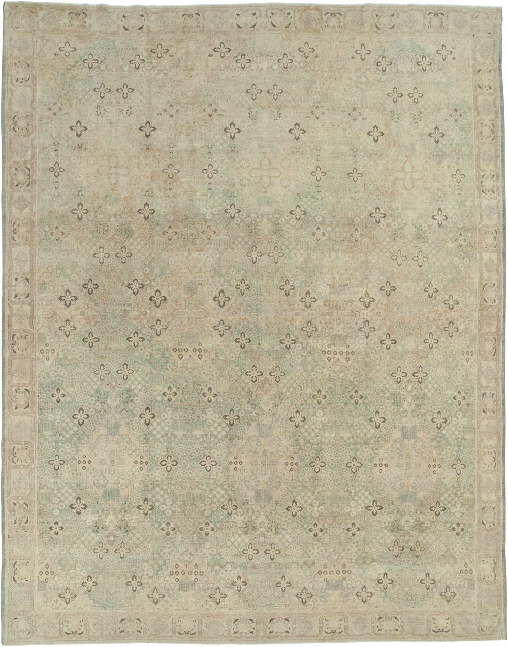 Vintage Persian Joshegan Room Size Carpet, No.31230 - Gss