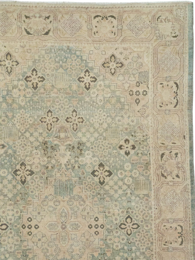 Vintage Persian Joshegan Room Size Carpet, No.31230 - Gss