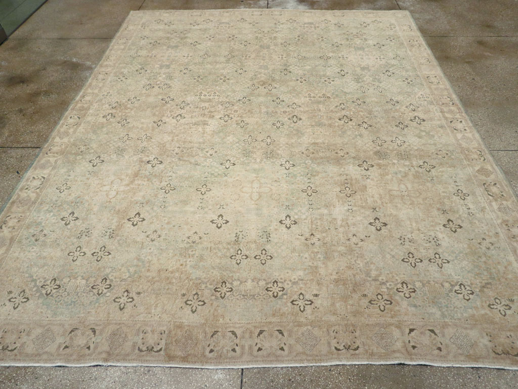 Vintage Persian Joshegan Room Size Carpet, No.31230 - Gss