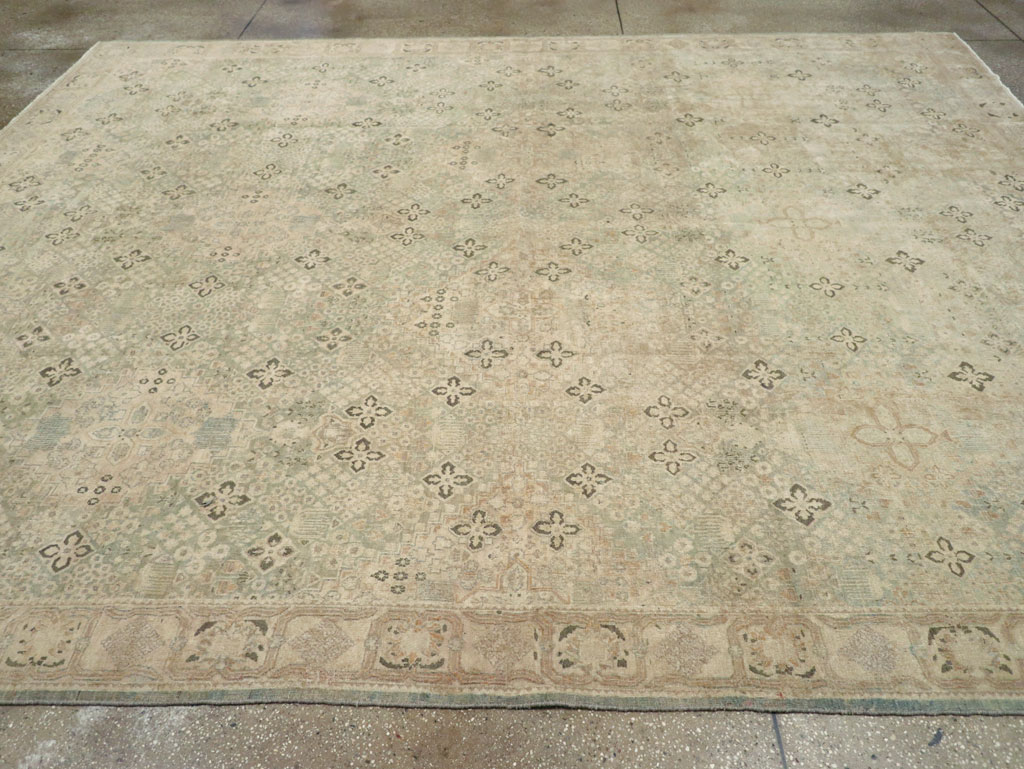 Vintage Persian Joshegan Room Size Carpet, No.31230 - Gss