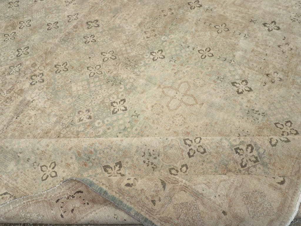 Vintage Persian Joshegan Room Size Carpet, No.31230 - Gss