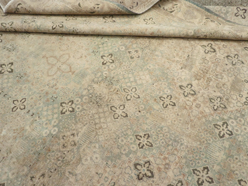 Vintage Persian Joshegan Room Size Carpet, No.31230 - Gss