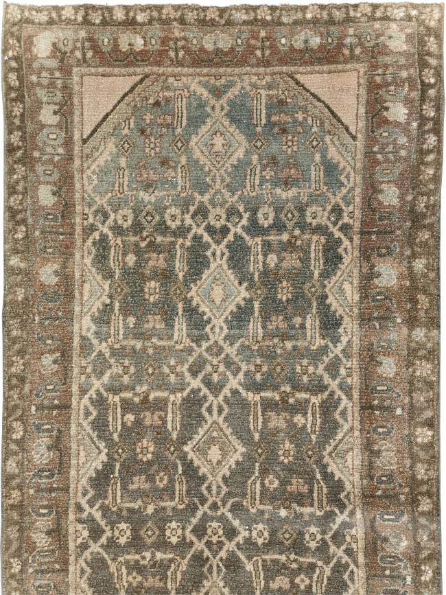 Vintage Persian Malayer Runner, No.31233 - Gss