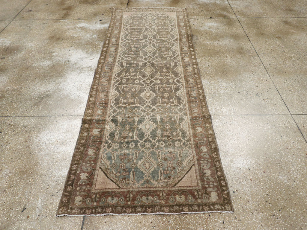 Vintage Persian Malayer Runner, No.31233 - Gss