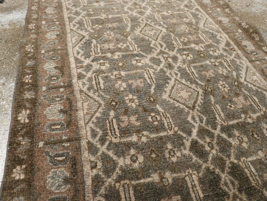 Vintage Persian Malayer Runner, No.31233 - Gss