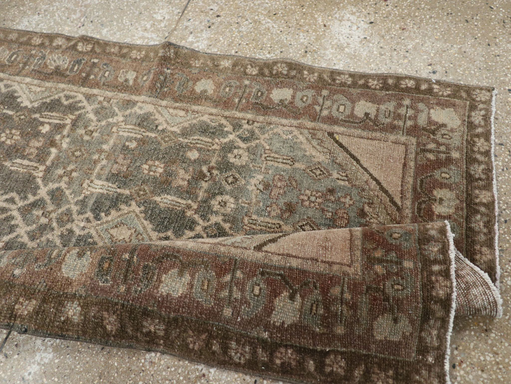 Vintage Persian Malayer Runner, No.31233 - Gss