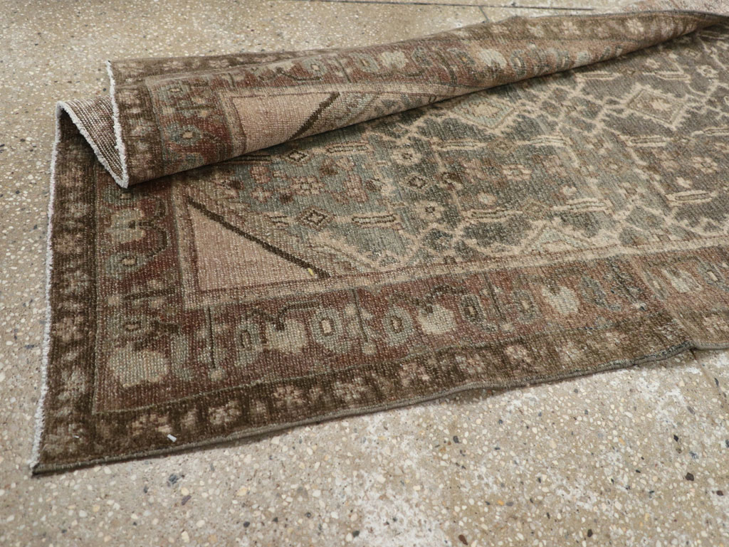 Vintage Persian Malayer Runner, No.31233 - Gss