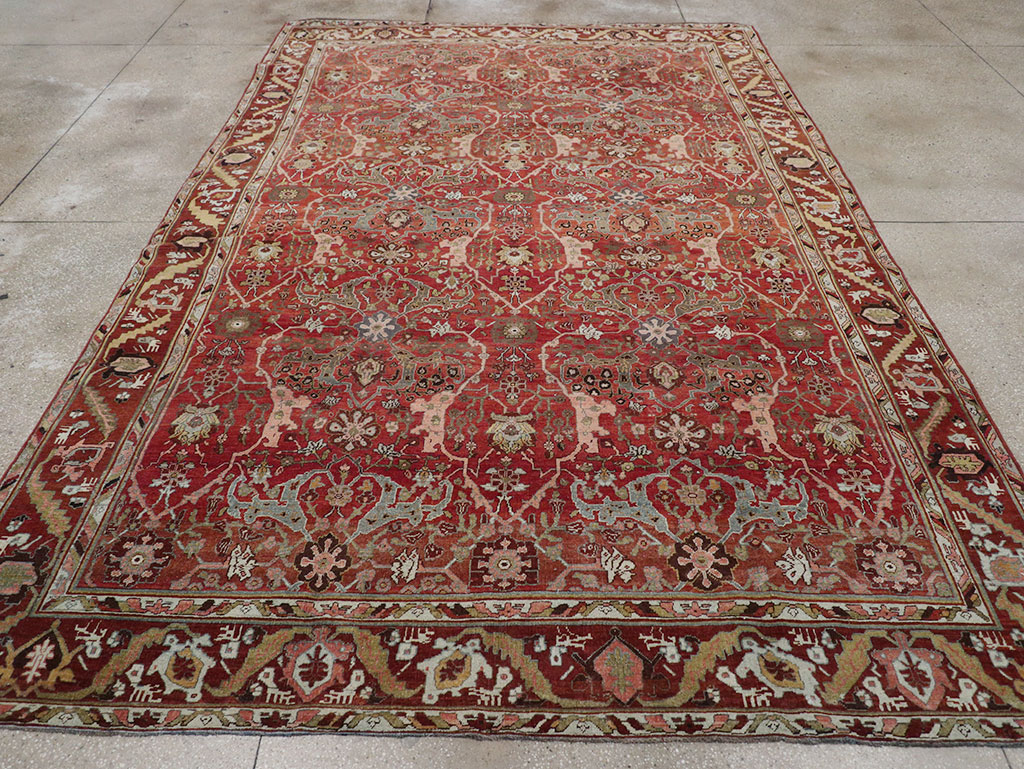 Antique Persian Bidjar Room Size Carpet, No.31234 - Gss