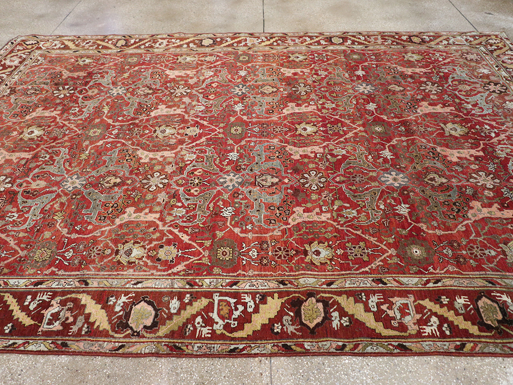 Antique Persian Bidjar Room Size Carpet, No.31234 - Gss