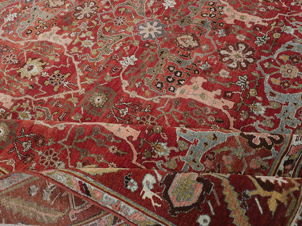 Antique Persian Bidjar Room Size Carpet, No.31234 - Gss
