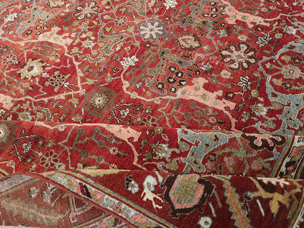 Antique Persian Bidjar Room Size Carpet, No.31234 - Gss