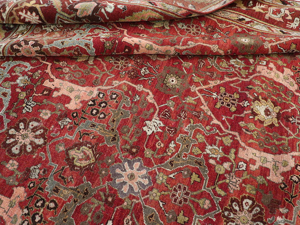 Antique Persian Bidjar Room Size Carpet, No.31234 - Gss