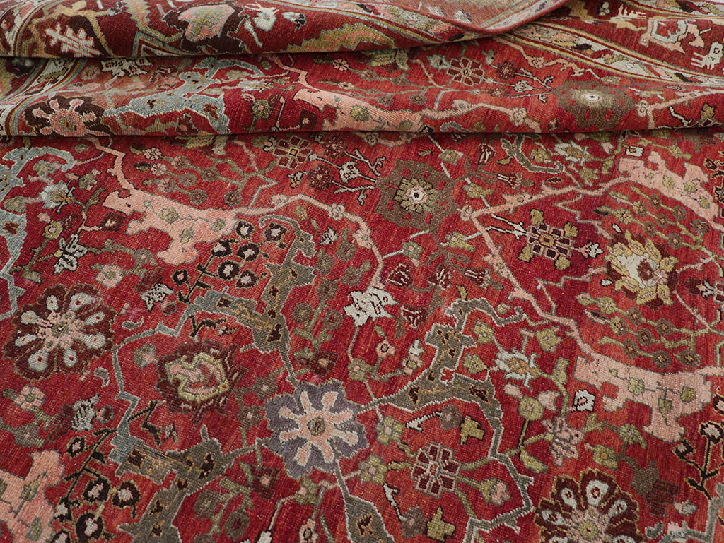 Antique Persian Bidjar Room Size Carpet, No.31234 - Gss