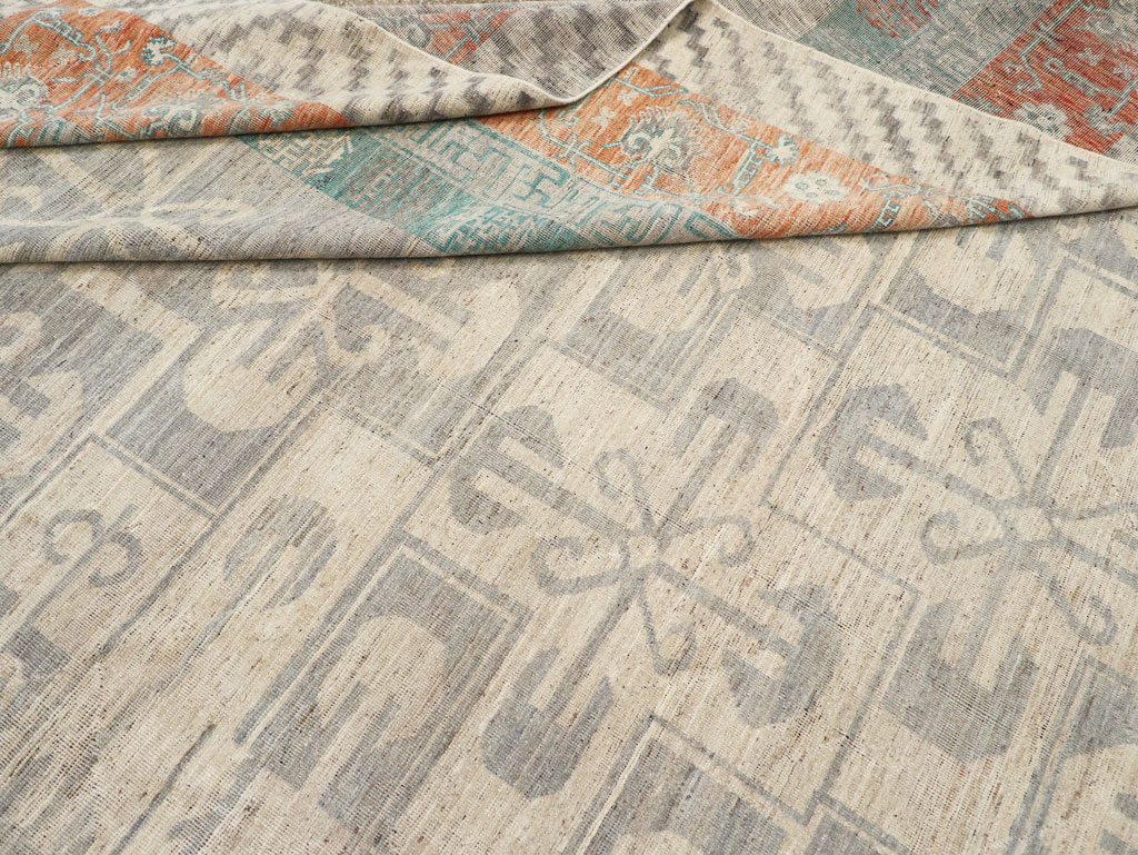 Modern East Turkestan Khotan Oversize Carpet, No.31235 - Gss