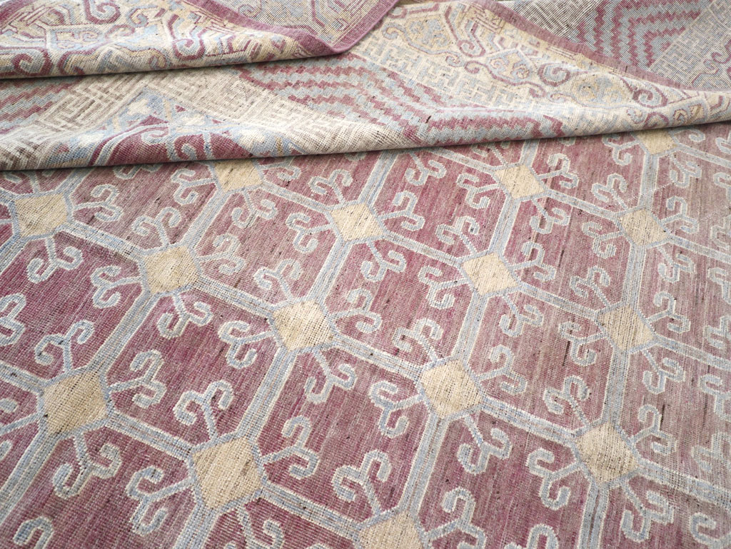 Contemporary East Turkestan Khotan Large Room Size Carpet, No.31239 - Gss