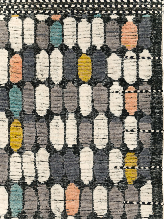 Modern Turkish Flatweave Kilim Large Room Size Carpet, No.31244 - Gss