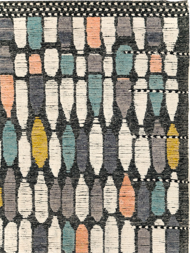 Modern Turkish Flatweave Kilim Large Room Size Carpet, No.31244 - Gss