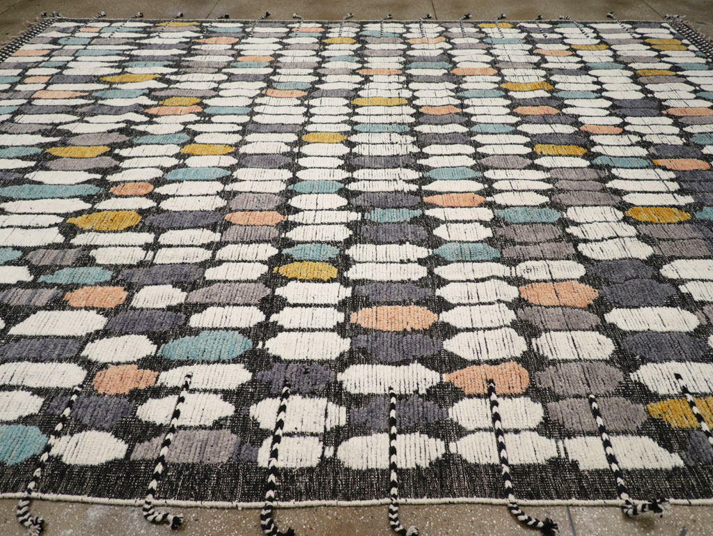 Modern Turkish Flatweave Kilim Large Room Size Carpet, No.31244 - Gss