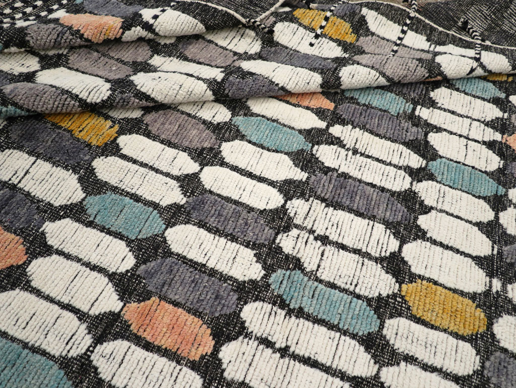 Modern Turkish Flatweave Kilim Large Room Size Carpet, No.31244 - Gss