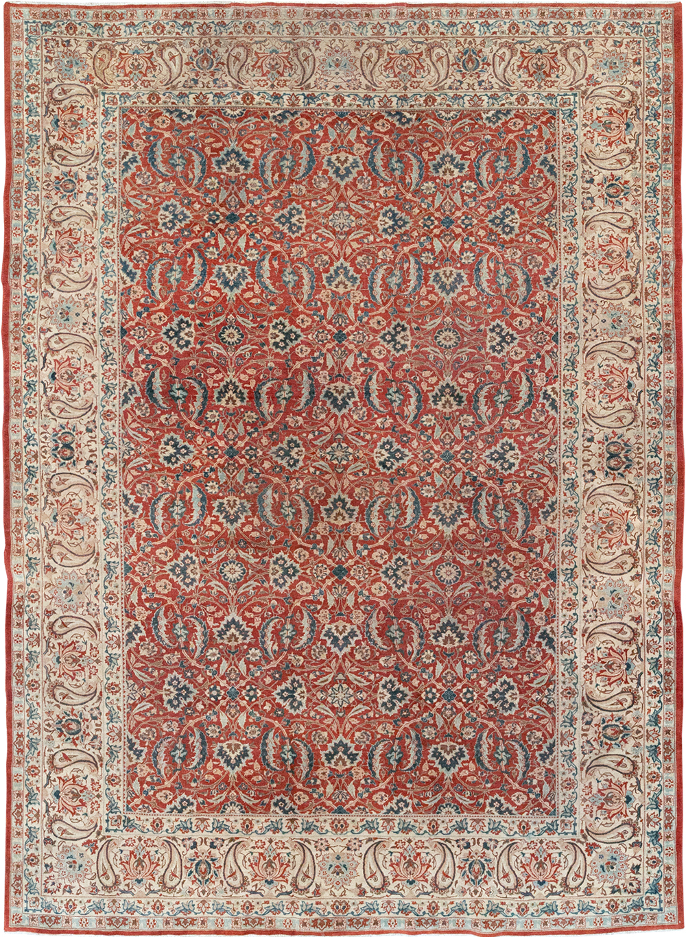 Vintage Persian Isfahan Room Size Carpet, No.31245 - Gss