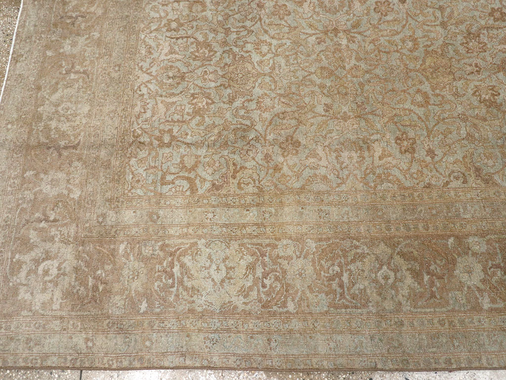 Vintage Persian Tabriz Accent Carpet, No.31246 - Gss
