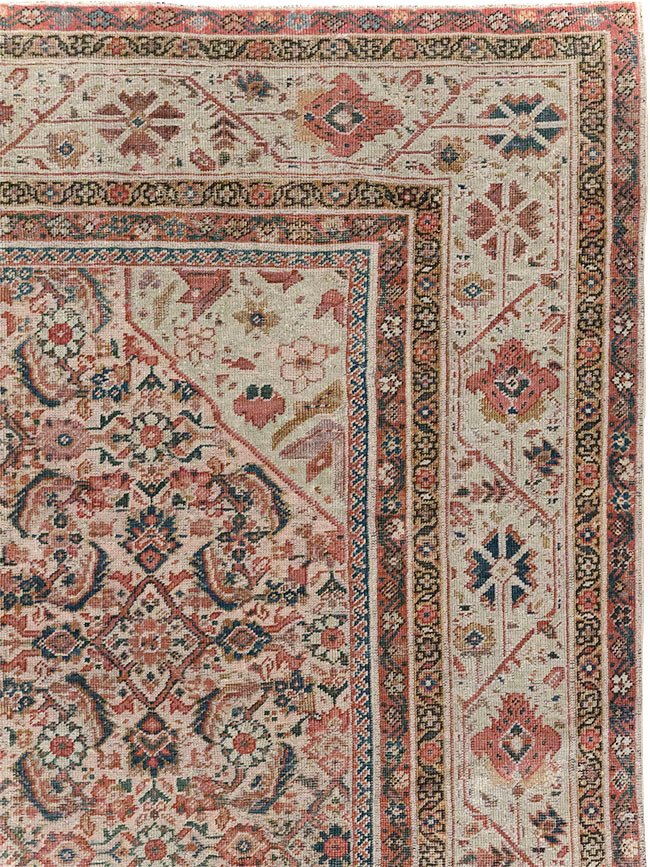 Antique Persian Fereghan Long and Narrow Gallery Carpet, No.31251 - Gss