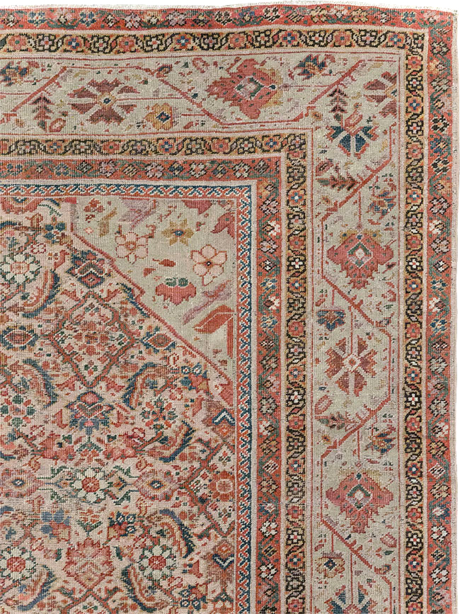 Antique Persian Fereghan Long and Narrow Gallery Carpet, No.31251 - Gss