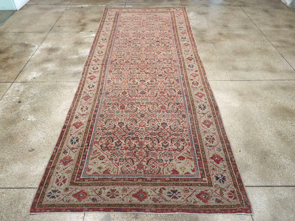 Antique Persian Fereghan Long and Narrow Gallery Carpet, No.31251 - Gss