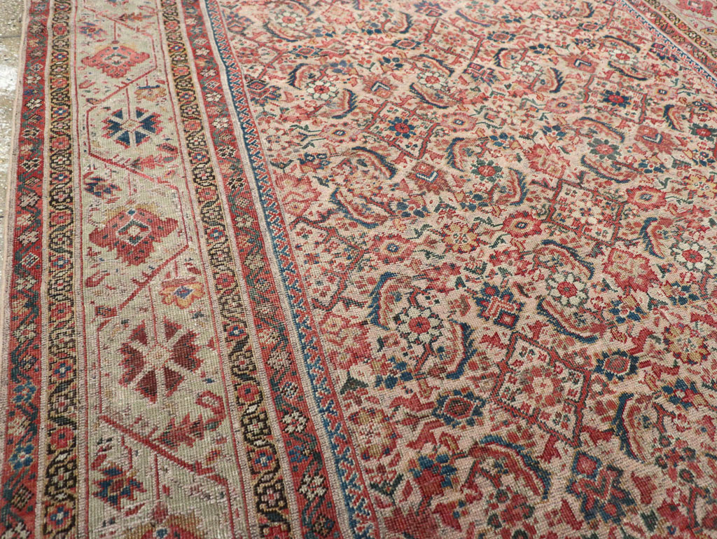 Antique Persian Fereghan Long and Narrow Gallery Carpet, No.31251 - Gss