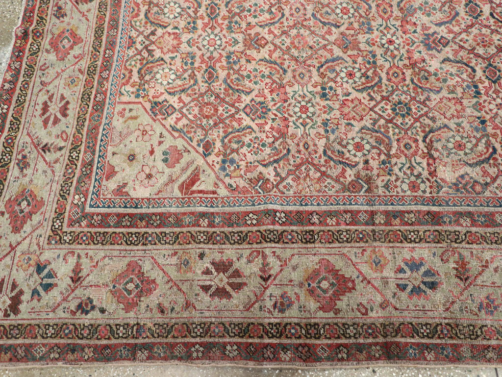 Antique Persian Fereghan Long and Narrow Gallery Carpet, No.31251 - Gss