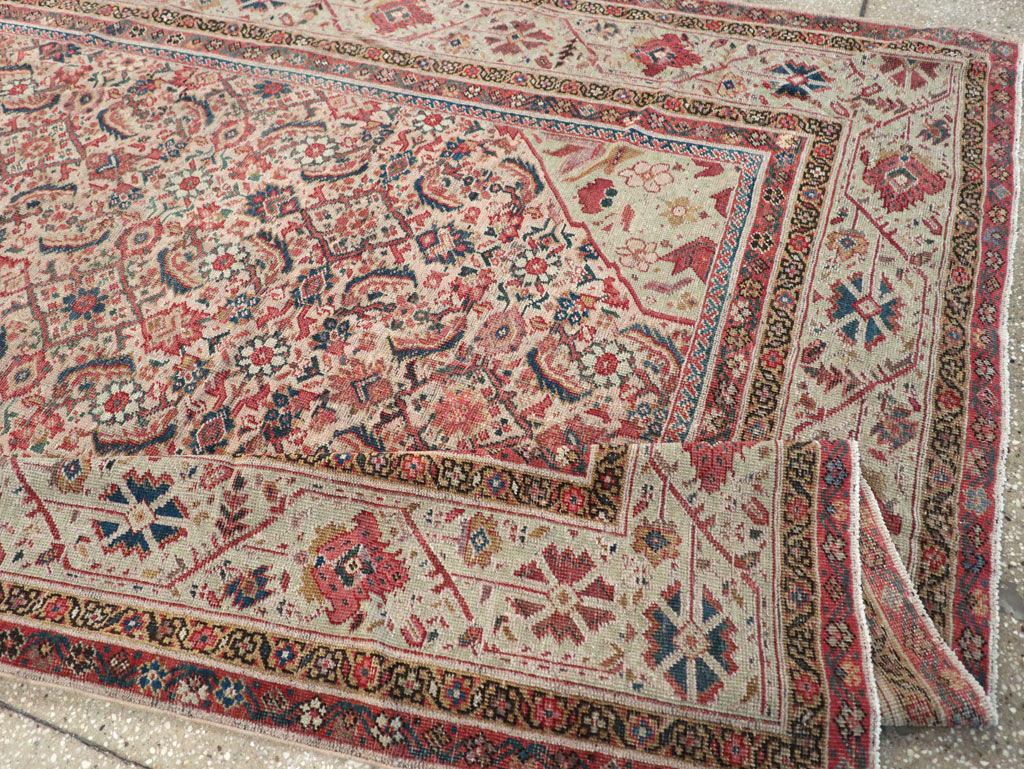 Antique Persian Fereghan Long and Narrow Gallery Carpet, No.31251 - Gss