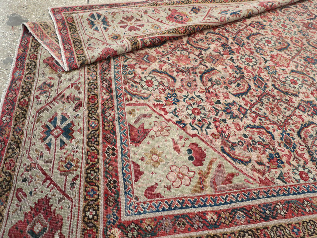 Antique Persian Fereghan Long and Narrow Gallery Carpet, No.31251 - Gss