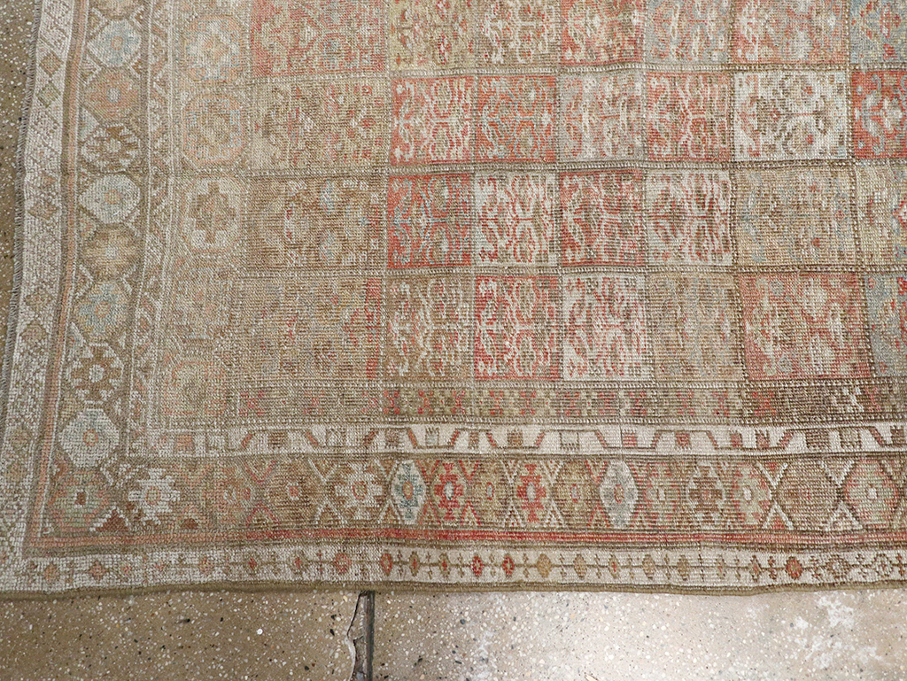 Antique Persian Kurd Bidjar Long Runner, No.31255 - Gss